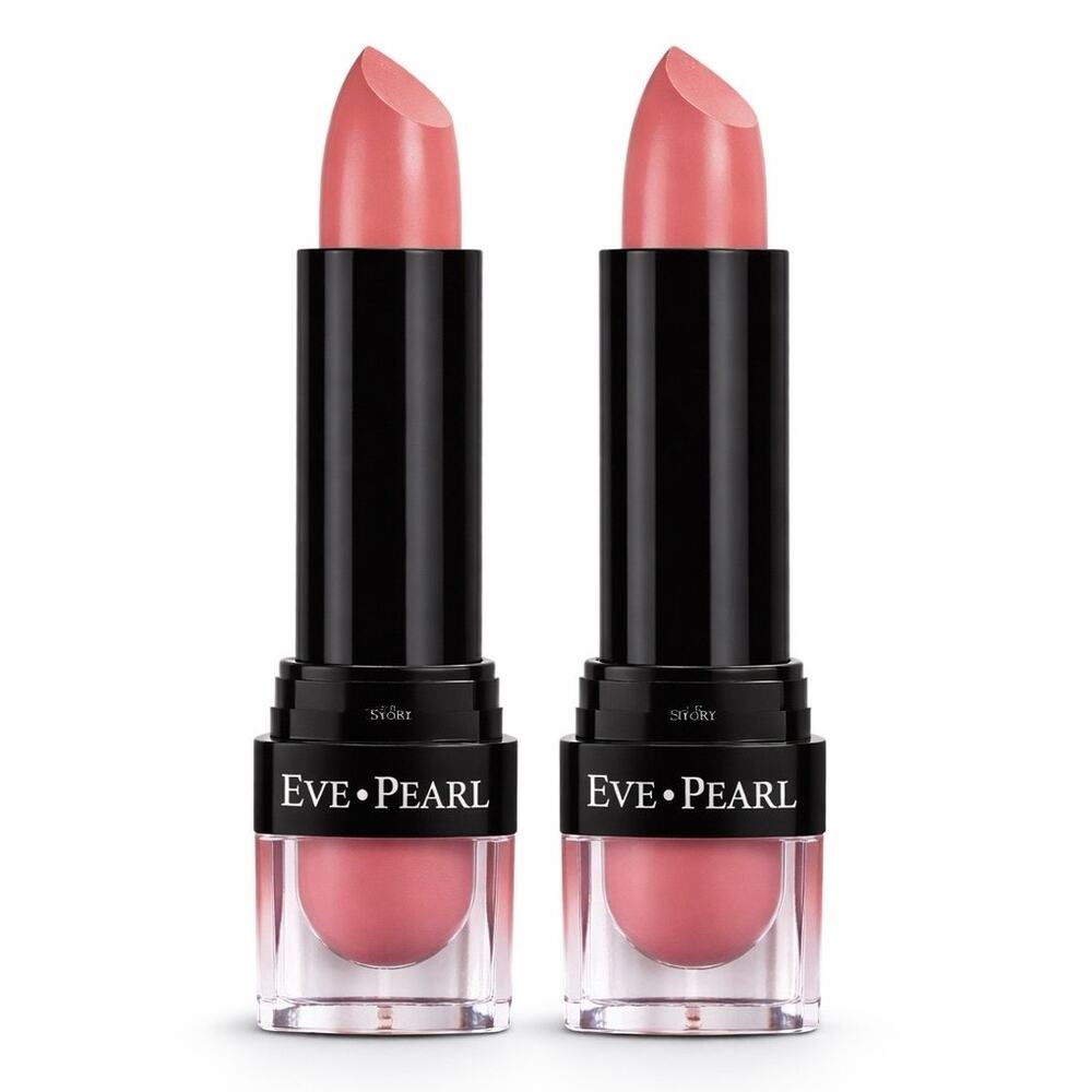NEW Eve Pearl Love Story Lip Color Set 2-Piece Lipstick Bundle Neutral Pink